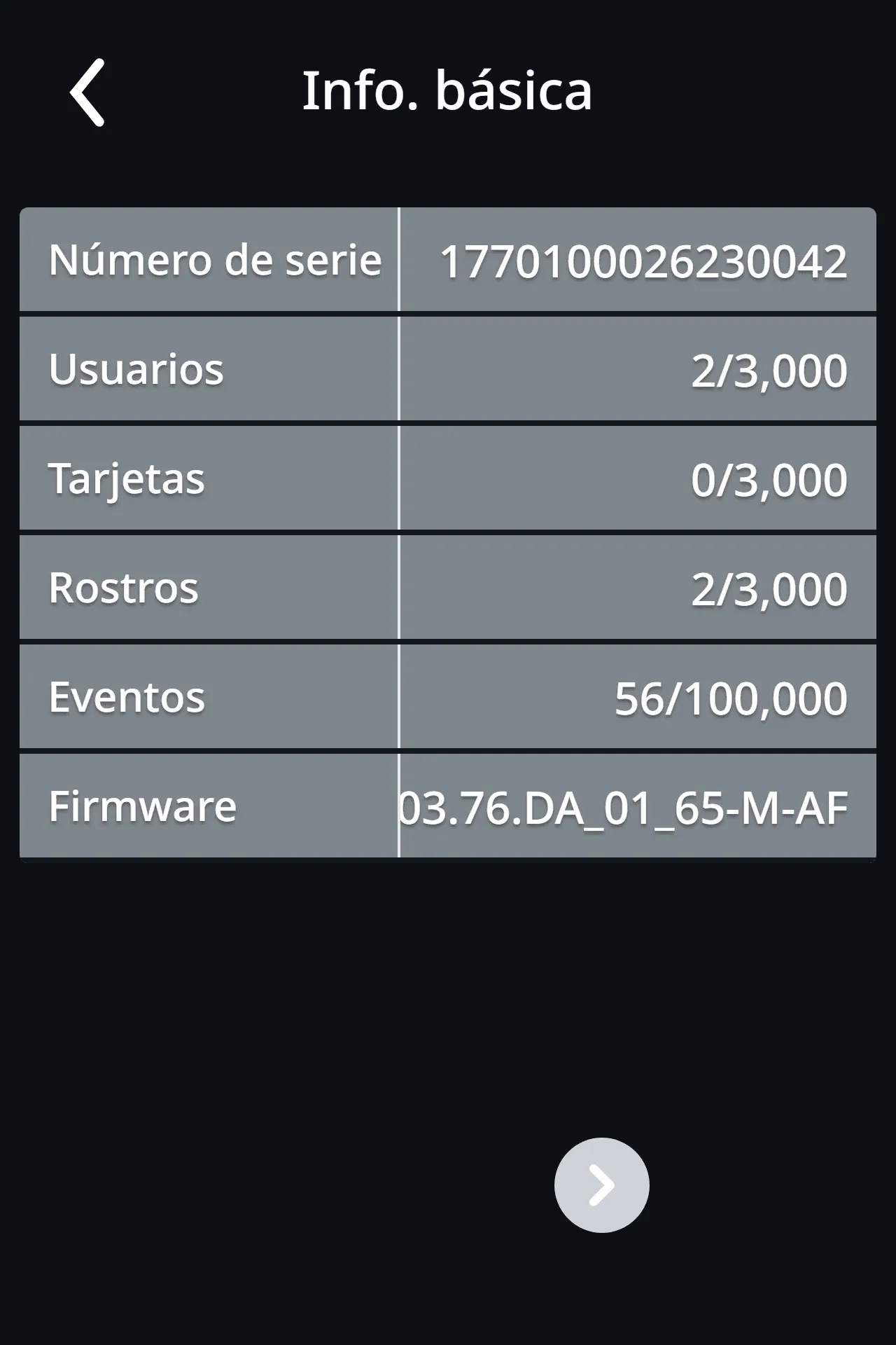 Información básica del terminal